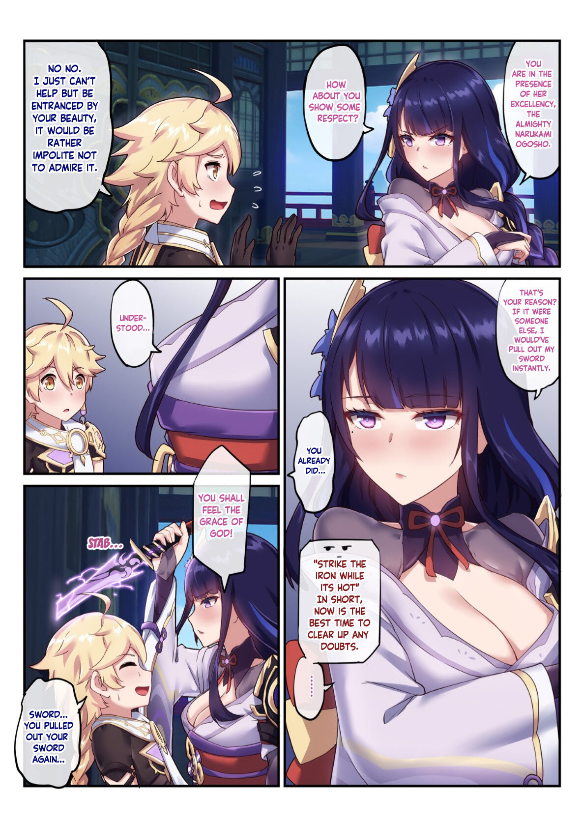 Hentai Manga Comic-The Inexperienced Raiden Shogun-Read-11